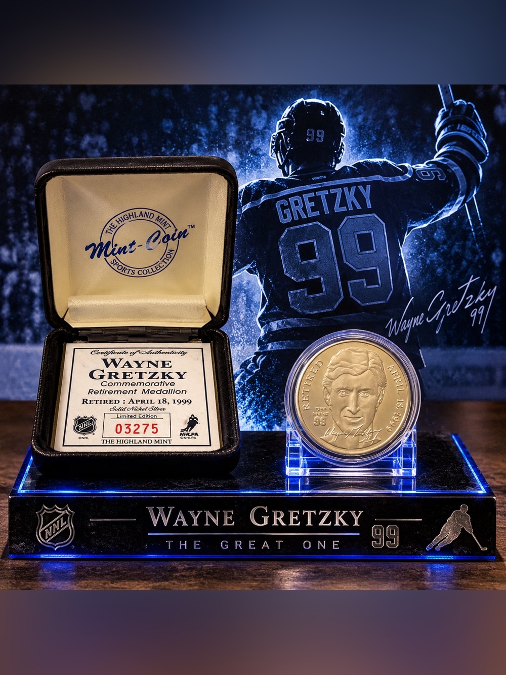 Wayne Gretzky Commemorative Retirement Medallion
